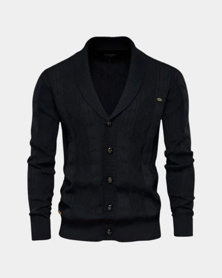Sebastian | Grey Button Cardigan