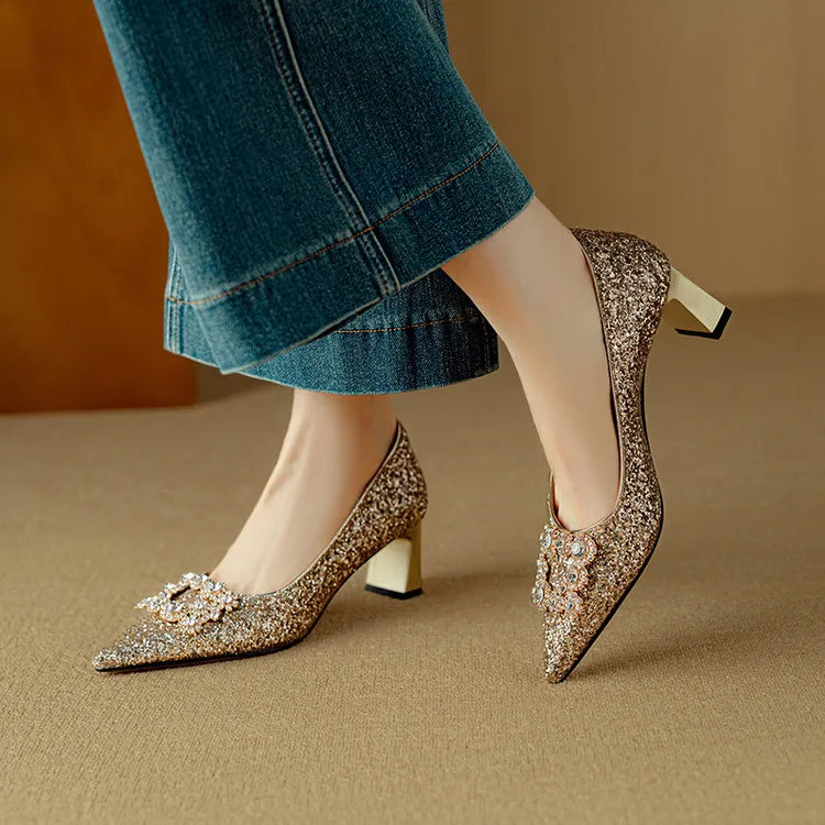 Theresa – Sparkling Glitter Stilettos