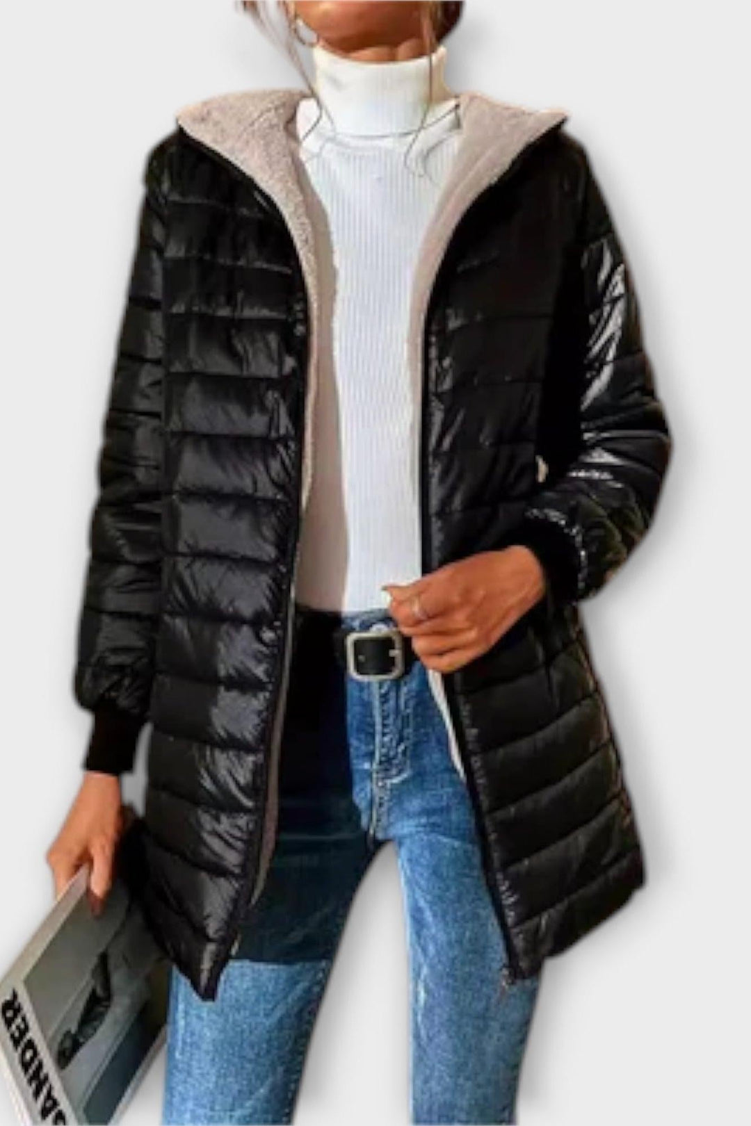 Selena | Grey Lightweight Quilted Jacket