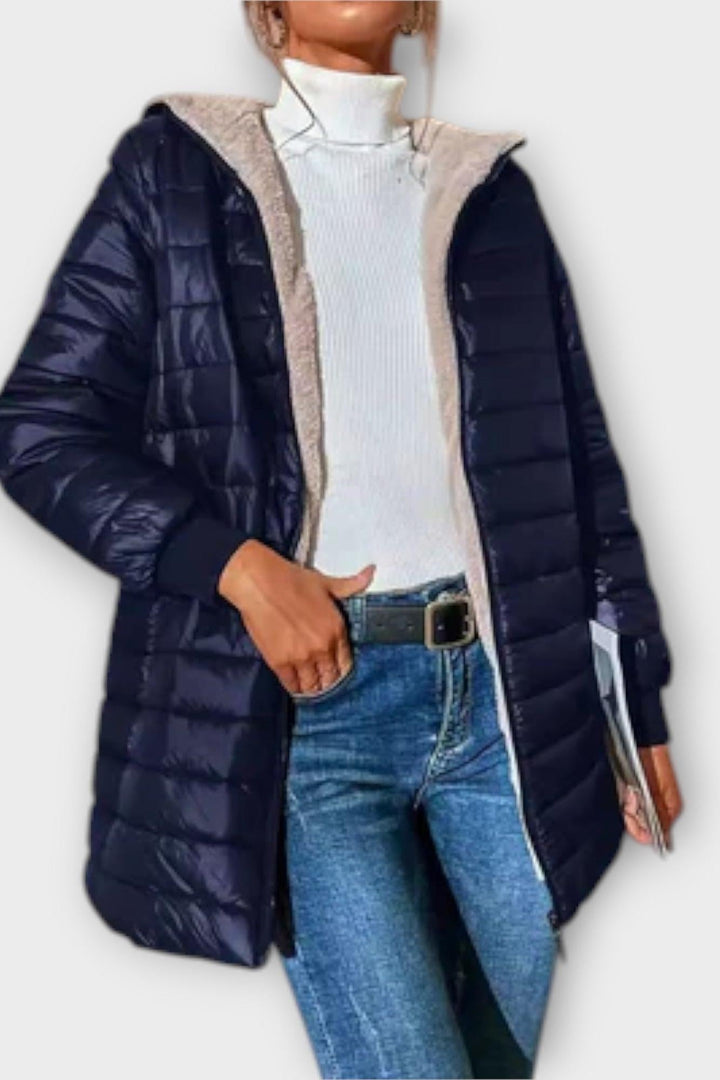 Selena | Grey Lightweight Quilted Jacket