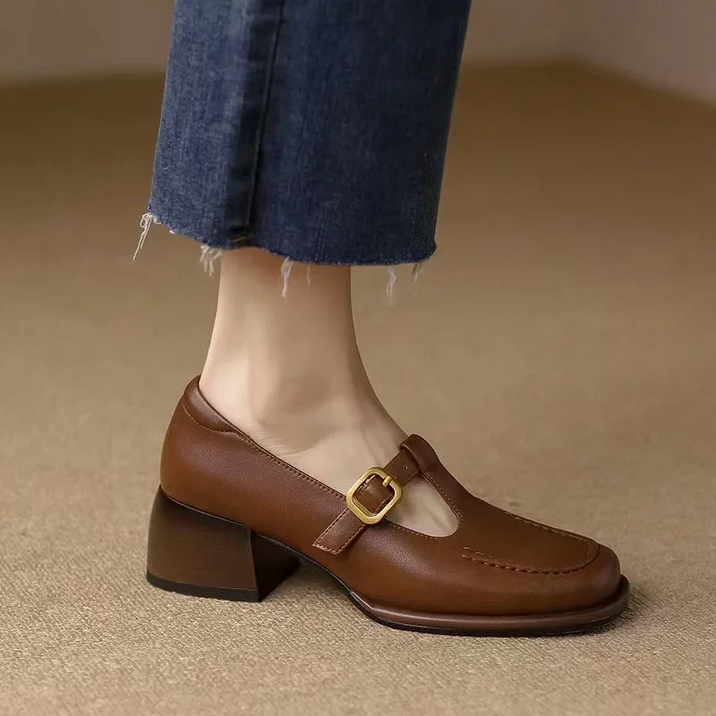 Emilia – Retro-Inspired T-Step Footwear