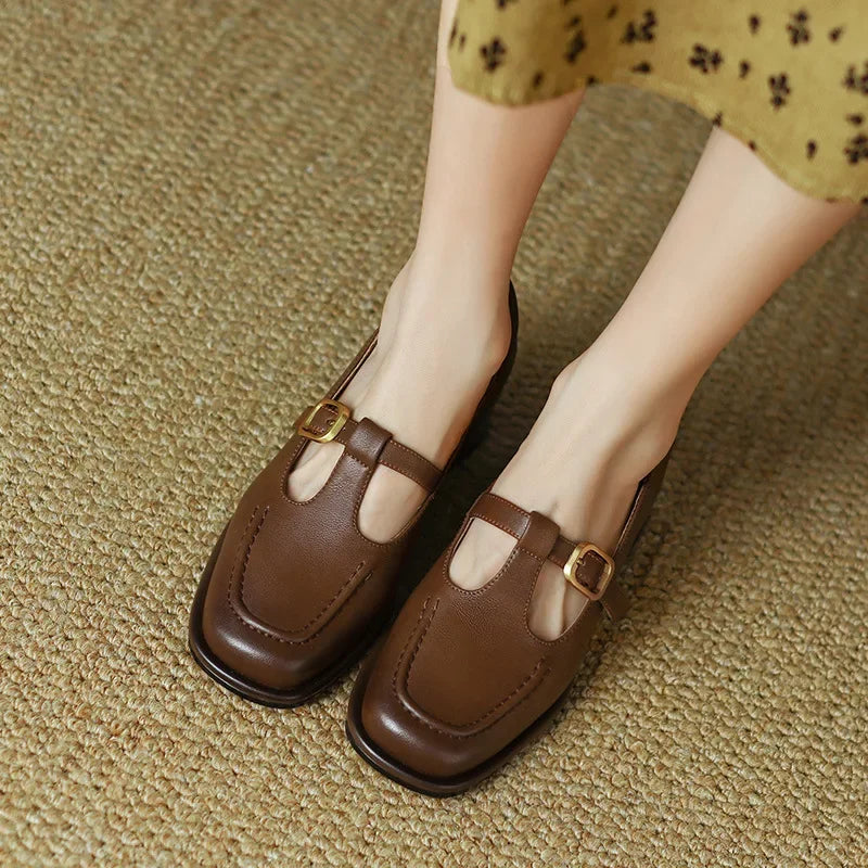 Emilia – Retro-Inspired T-Step Footwear
