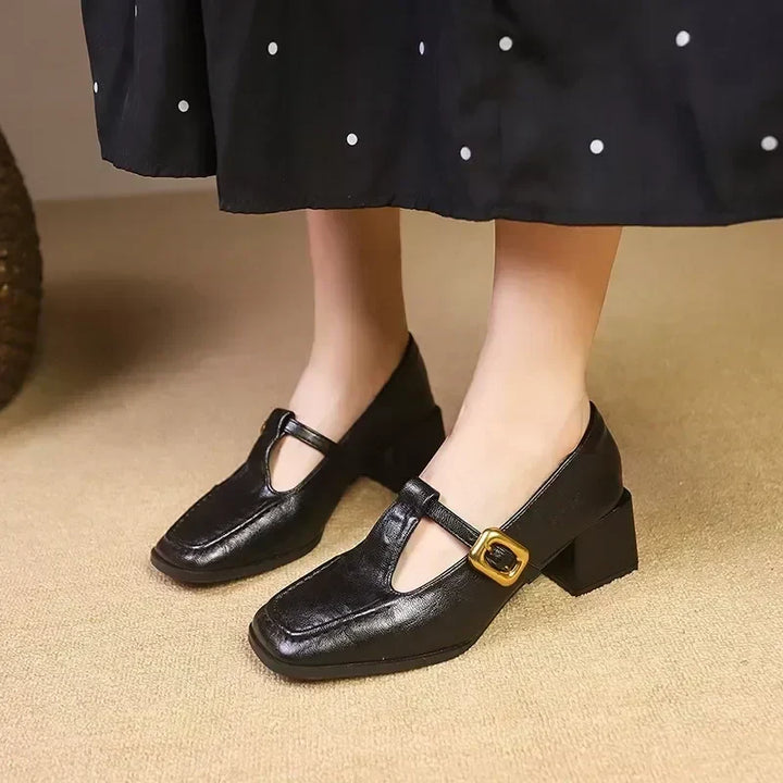 Ida – Classic Mid-Heel Shoes for Women