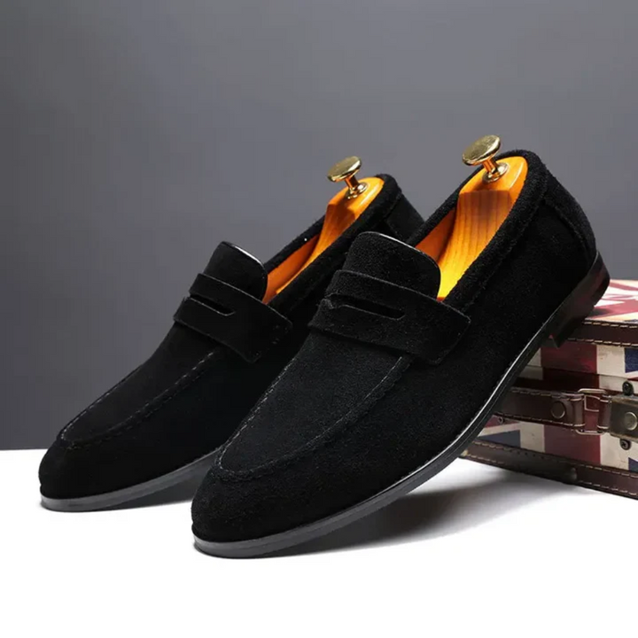 Benjamin | Green Suede Summer Loafers