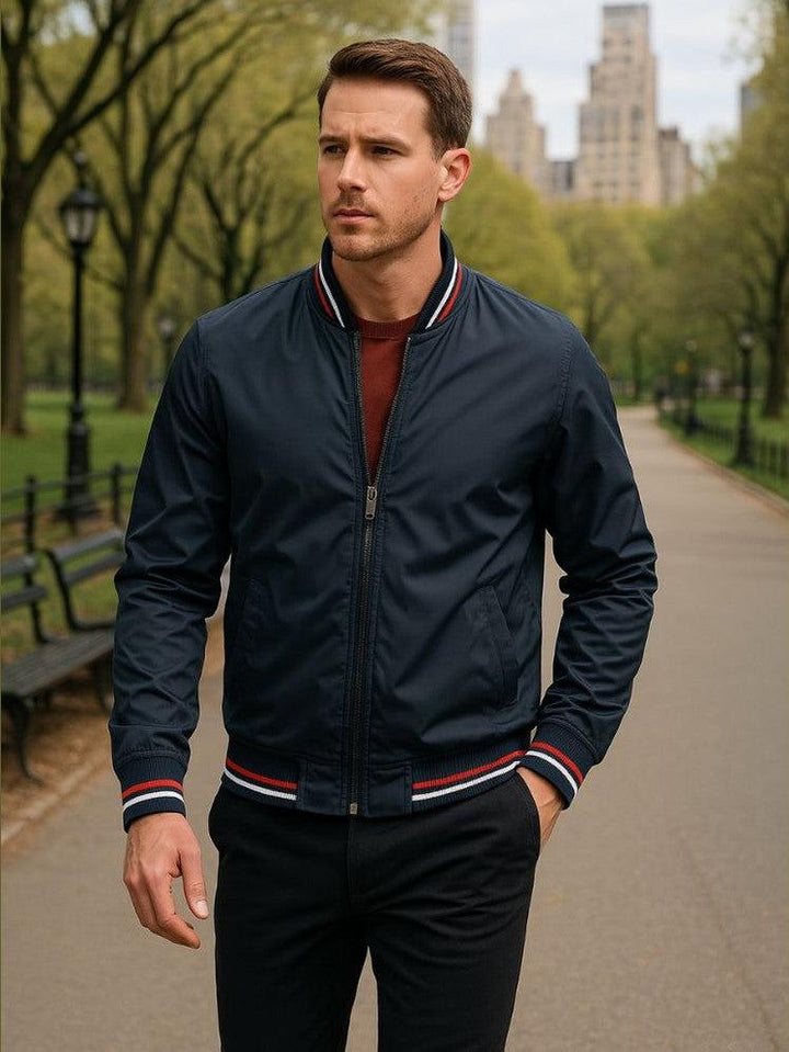 Theo | Olive Bomber Jacket