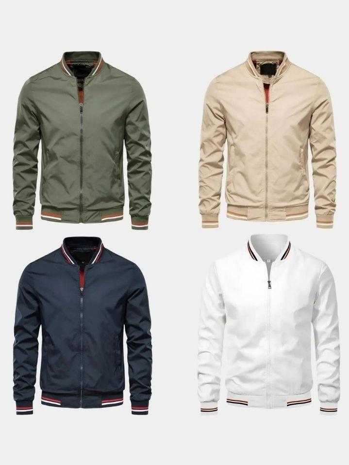 Theo | Olive Bomber Jacket