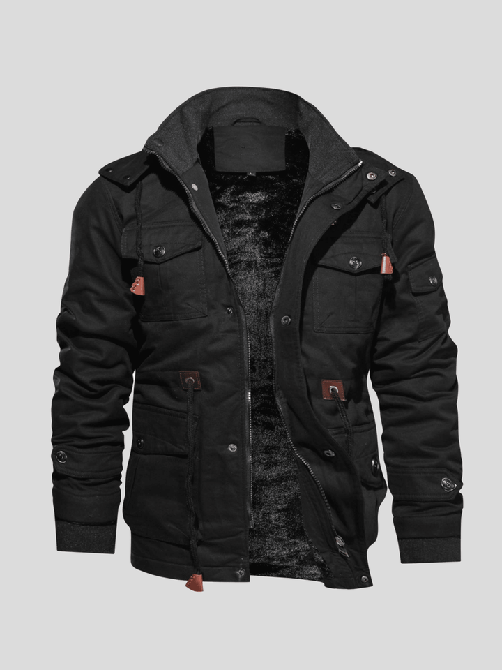Tobias | Black Utility Jacket