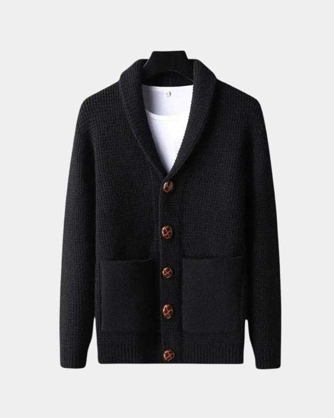Rory | Beige Button Cardigan