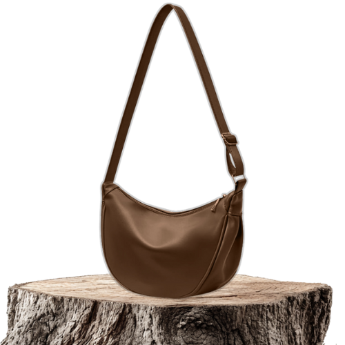 Pastel Leather Bag in Rose