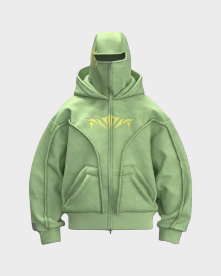 Vera | High-Neck Zip Hoodie