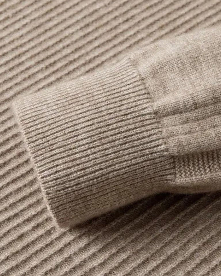 Wilfred | Taupe Half-Zip Jumper
