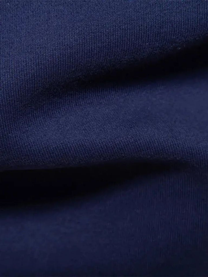 William | Navy Long-Sleeve Polo
