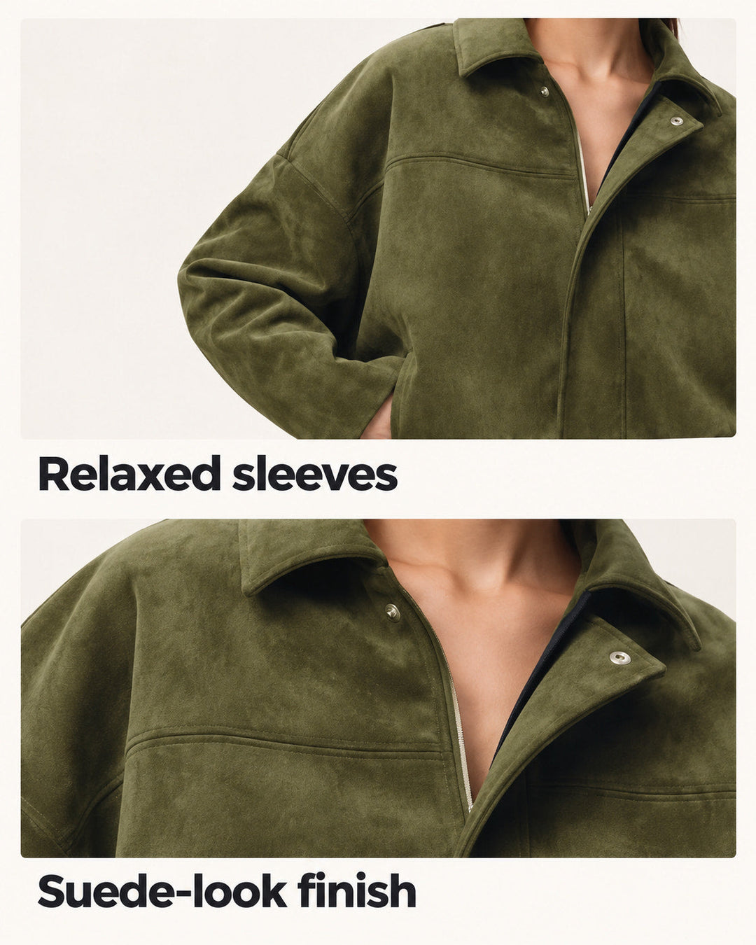 Anna | Suede-Look Jacket