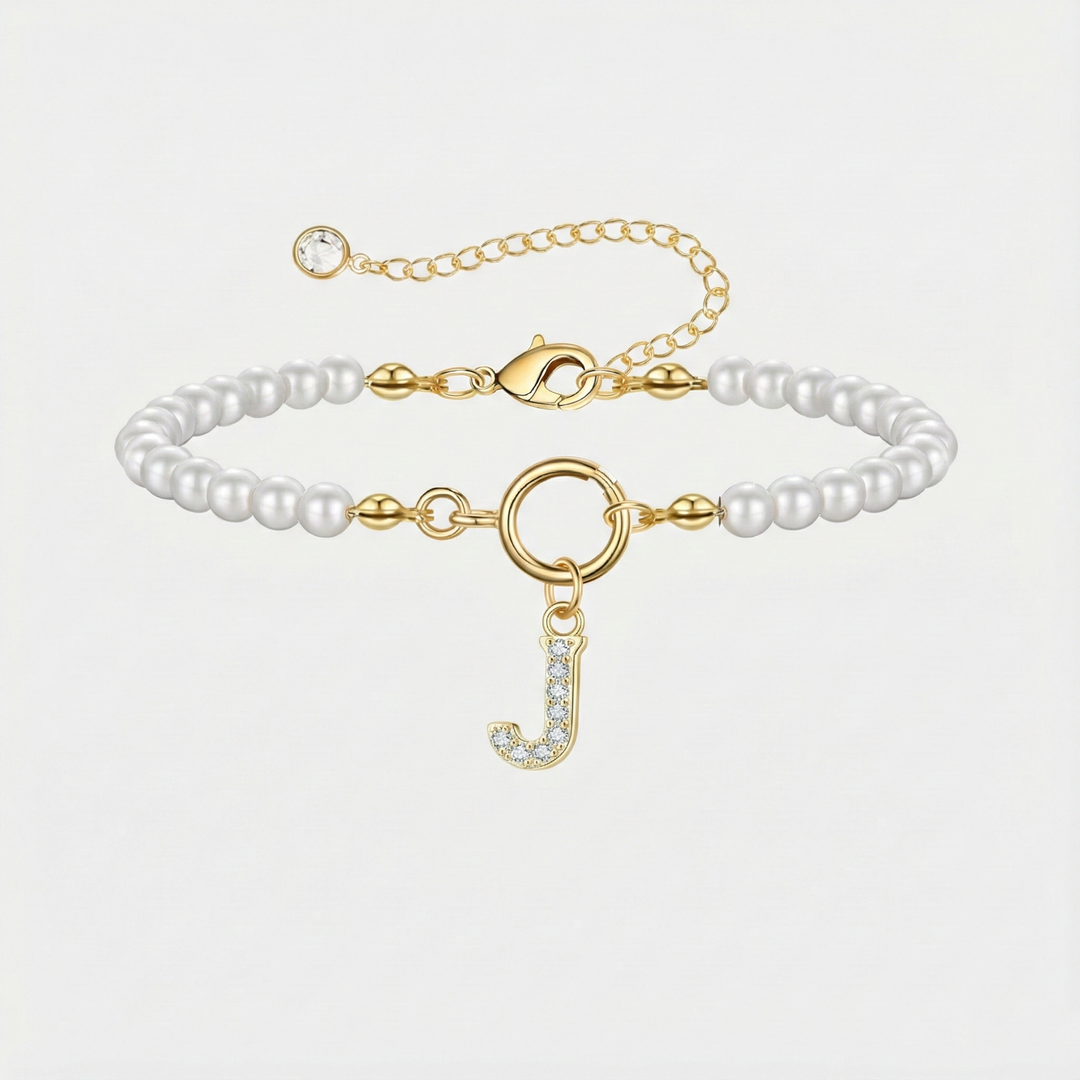Personalized Golden Letter Bracelets - Auden Key