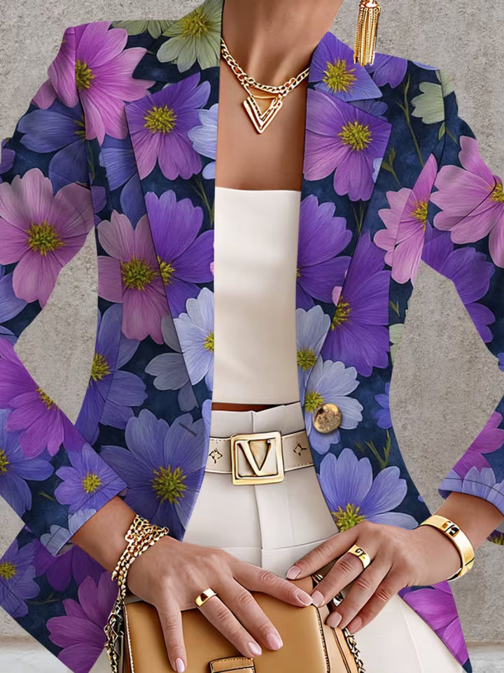 Bellamira Purple Cosmos Blazer