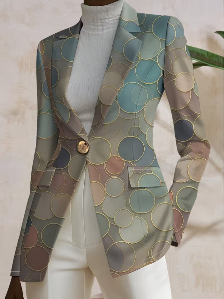 Capucine Dot Mosaic Blazer