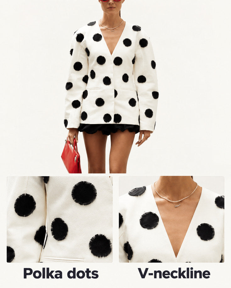 Clara | Polka-Dot Jacket