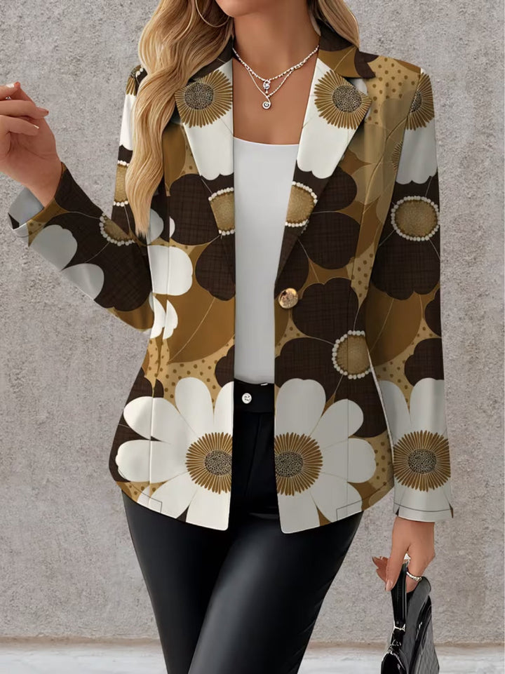 Clothilde Daisy Print Blazer