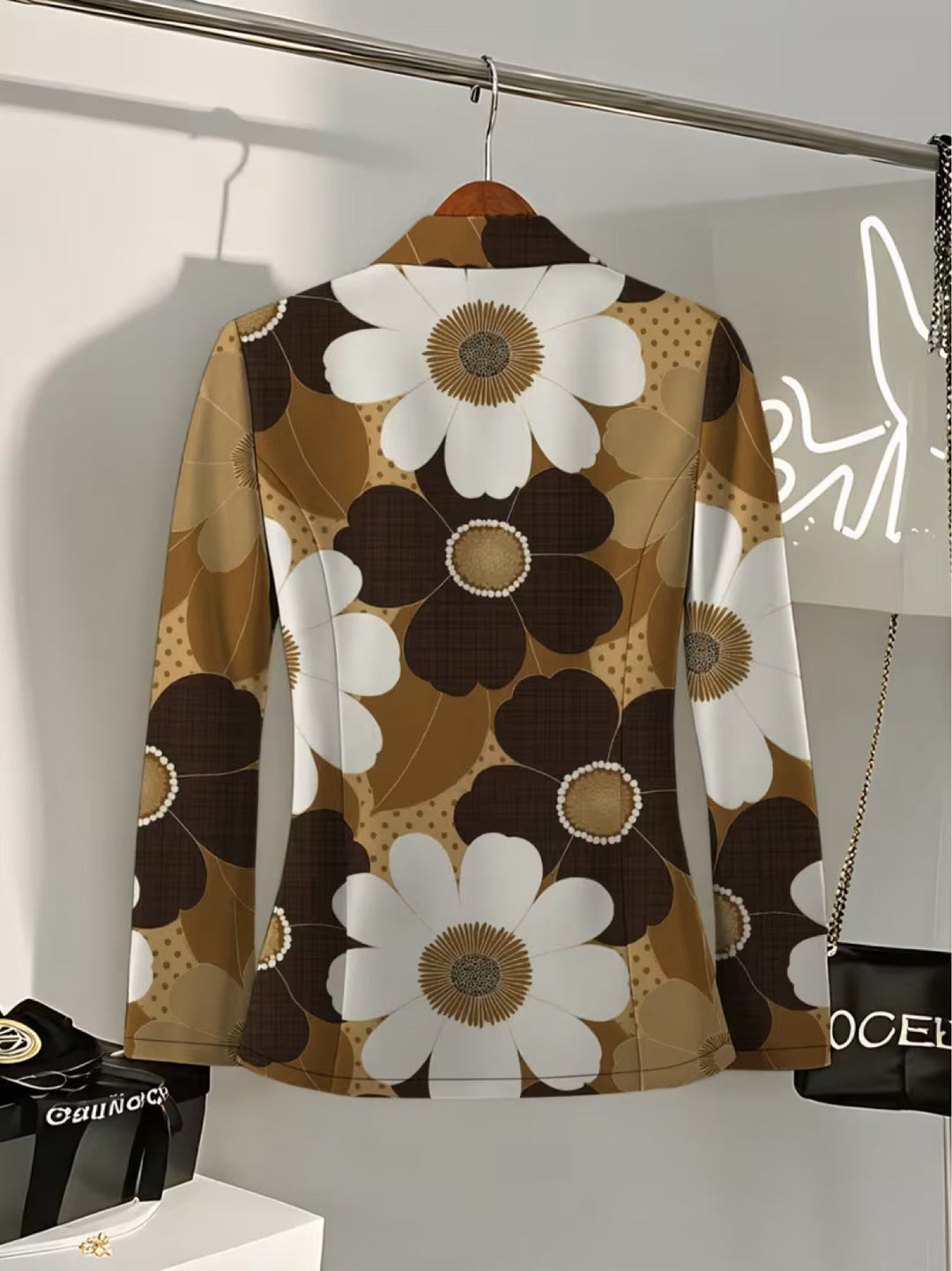 Clothilde Daisy Print Blazer
