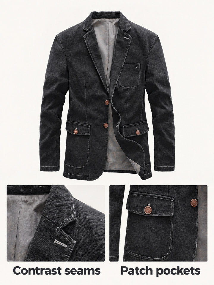 Connor | Charcoal Casual Blazer