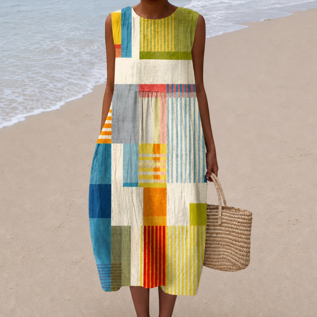 Léa - Comfortable Summer Dress without Sleeves