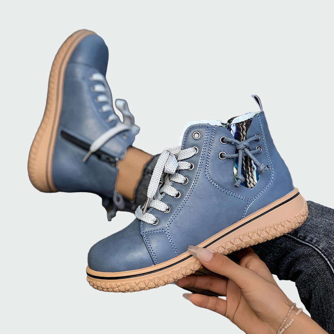 April | Orthopedic Leather Ankle Boots
