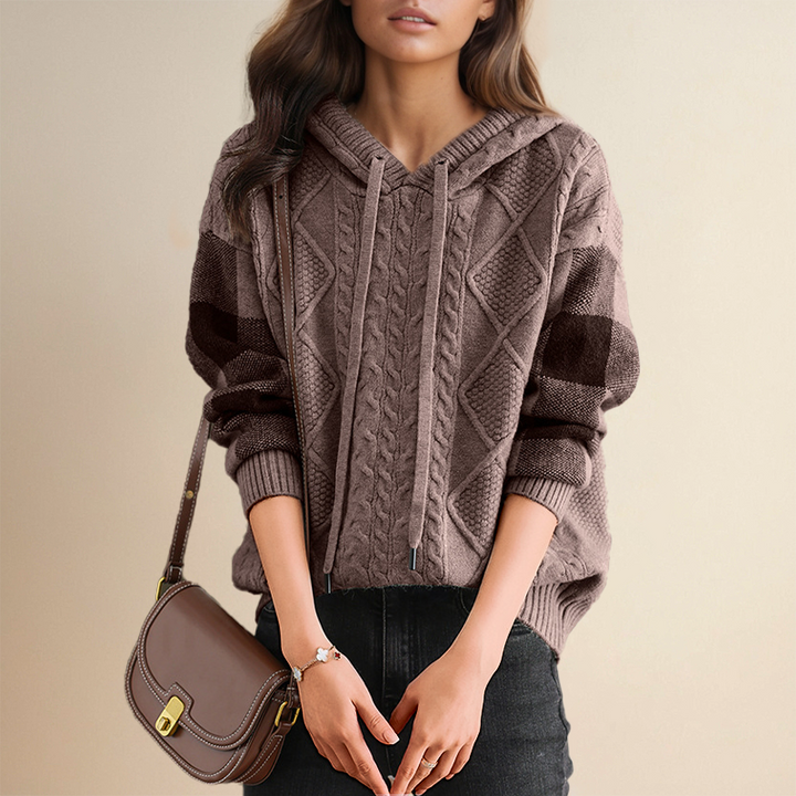 Isa | Cozy Knit Hoodie