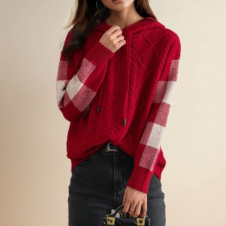 Isa | Cozy Knit Hoodie