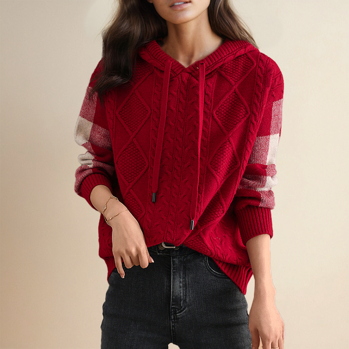 Isa | Cozy Knit Hoodie