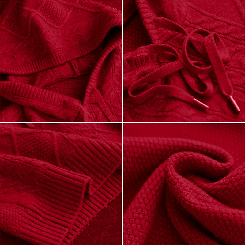 Isa | Cozy Knit Hoodie