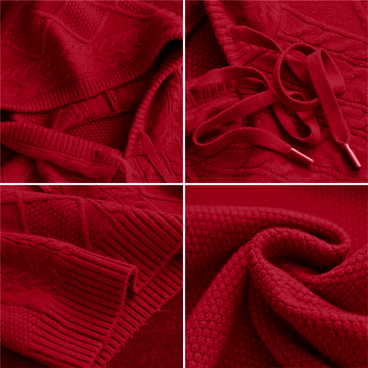 Isa | Cozy Knit Hoodie