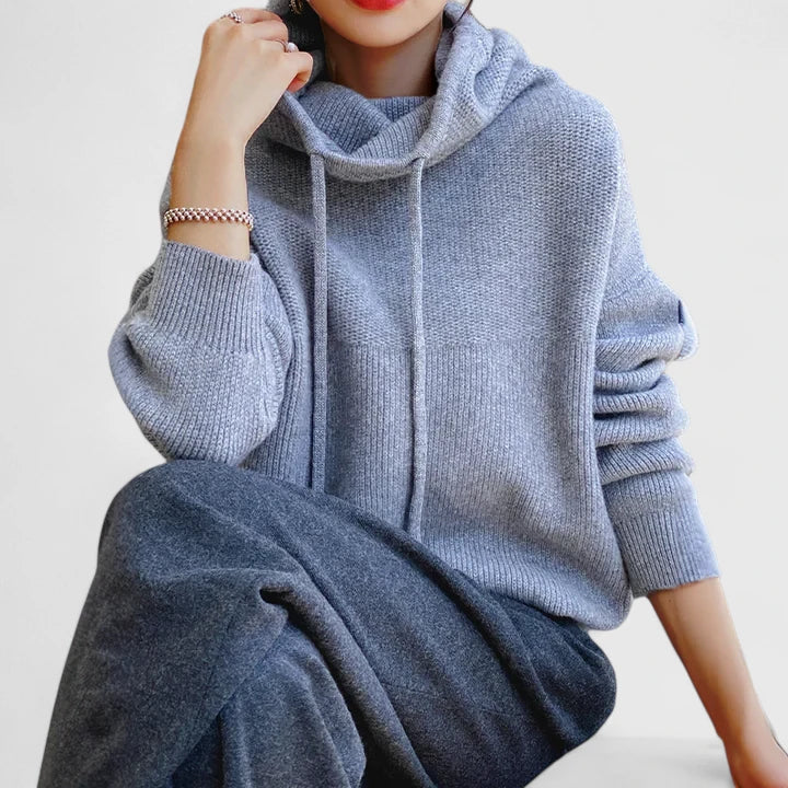 Monique | Cozy Knit Hoodie