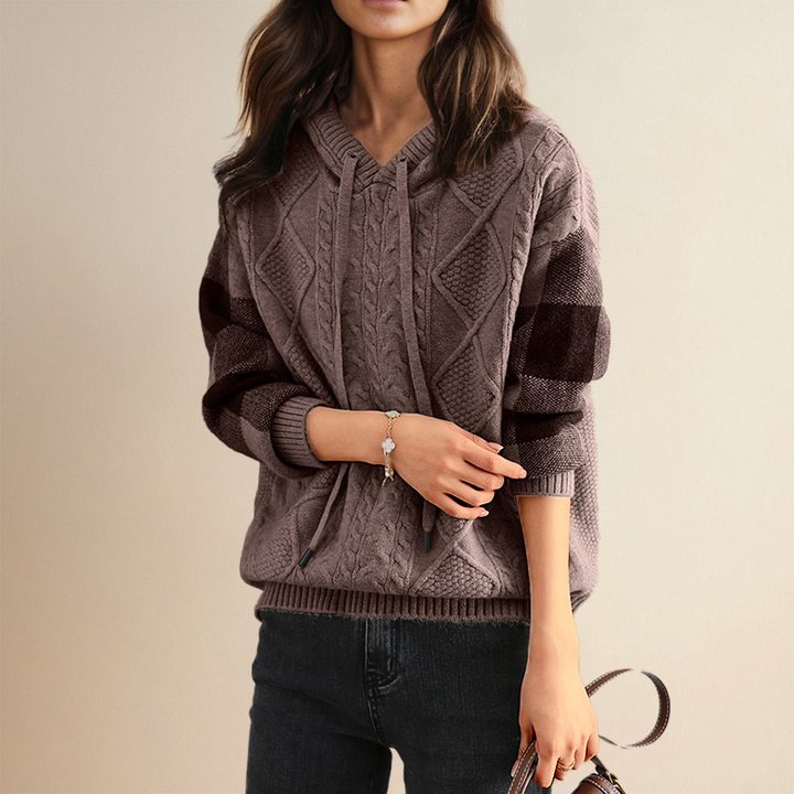 Isa | Cozy Knit Hoodie