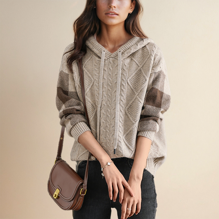 Isa | Cozy Knit Hoodie