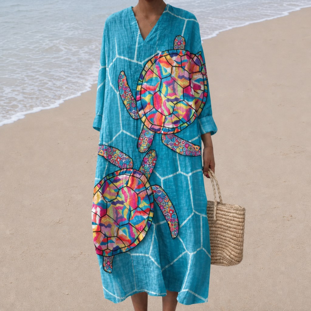 Éloïse - Flattering Printed Summer Dress
