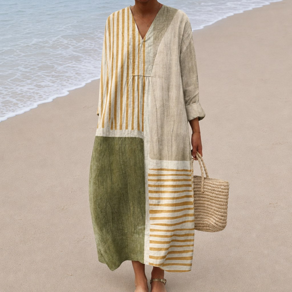 Tess - Flattering Printed Summer Dress