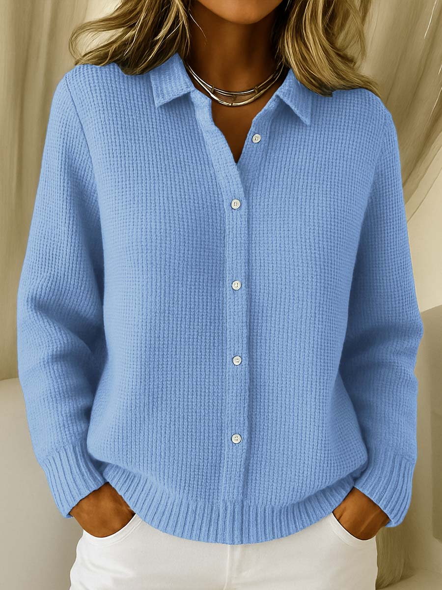 Caitlin | Button-Up Structured Cardigan