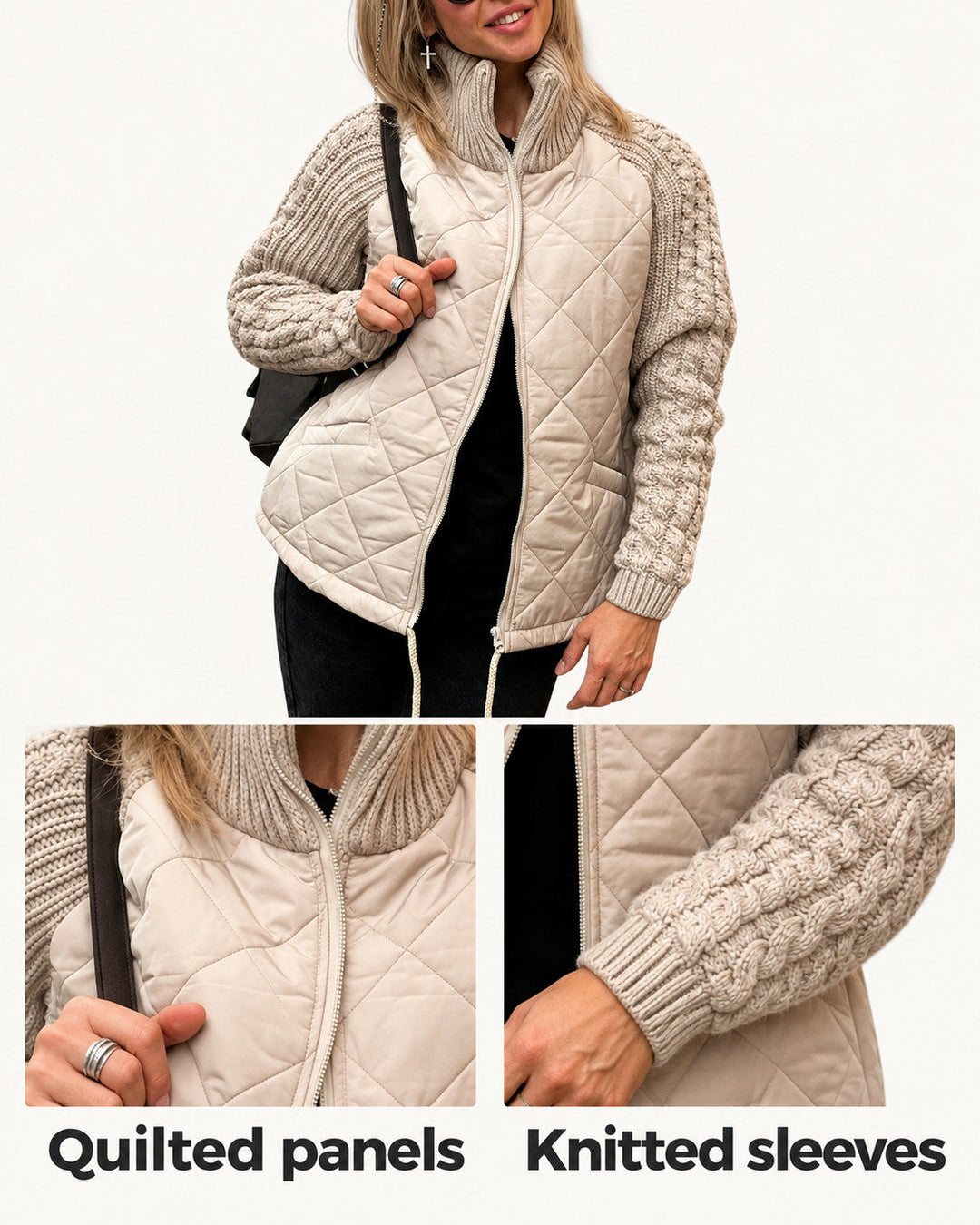 Elin | Quilted High-Collar Jacket