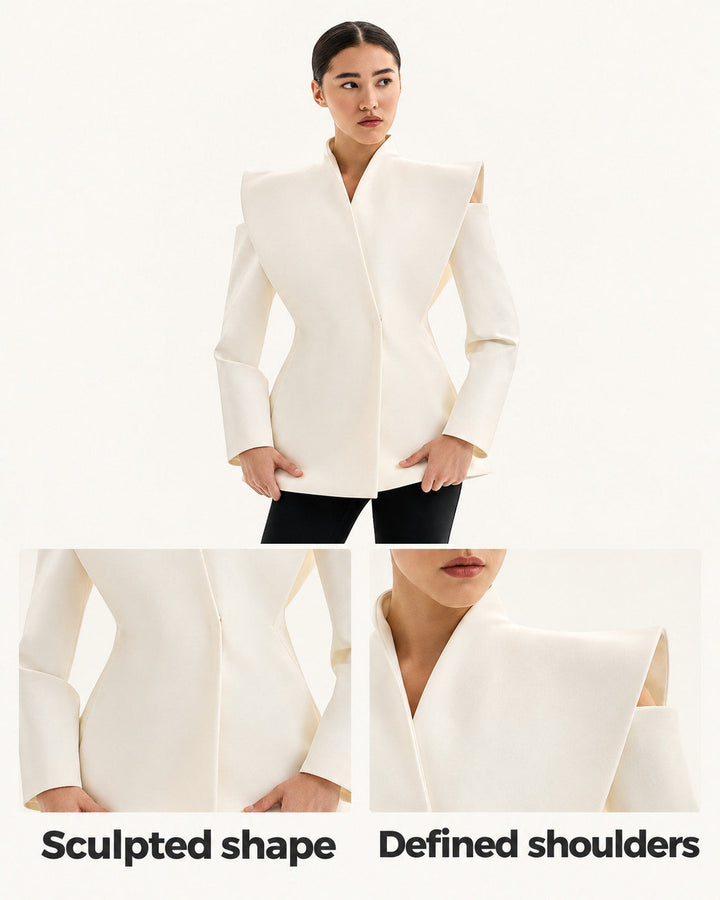 Emily | Structured Shoulder Blazer