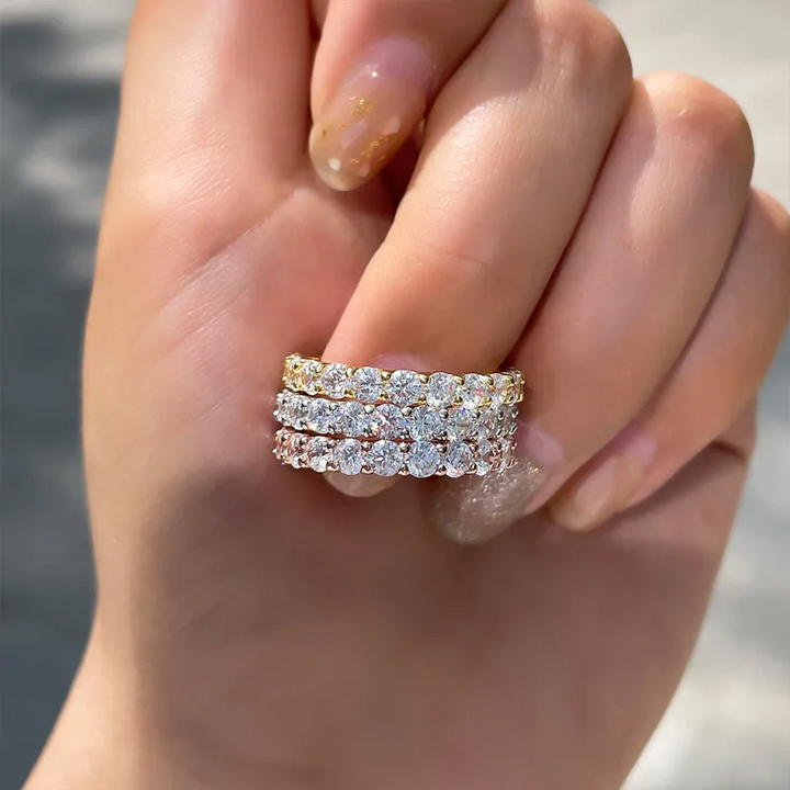 Élise – Double Band Diamond Ring