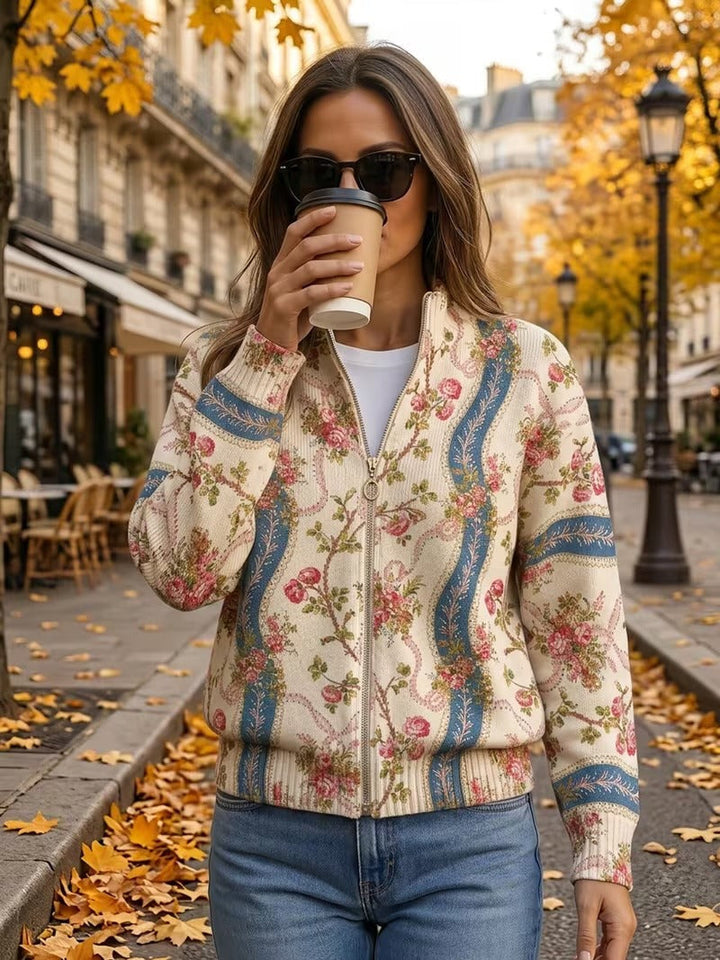 Camila - Floral Climbing Cardigan