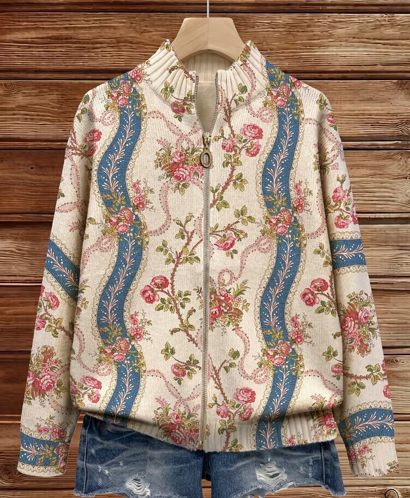 Camila - Floral Climbing Cardigan