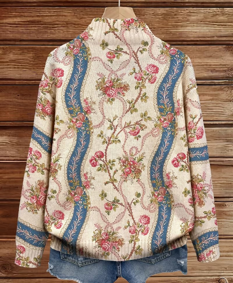 Camila - Floral Climbing Cardigan