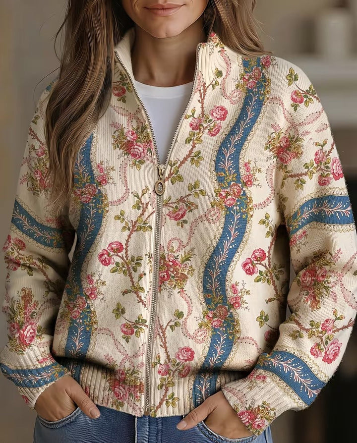 Camila - Floral Climbing Cardigan