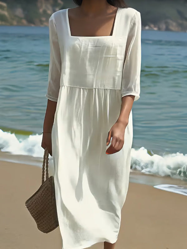 Manon | Casual Embroidered Summer Dress