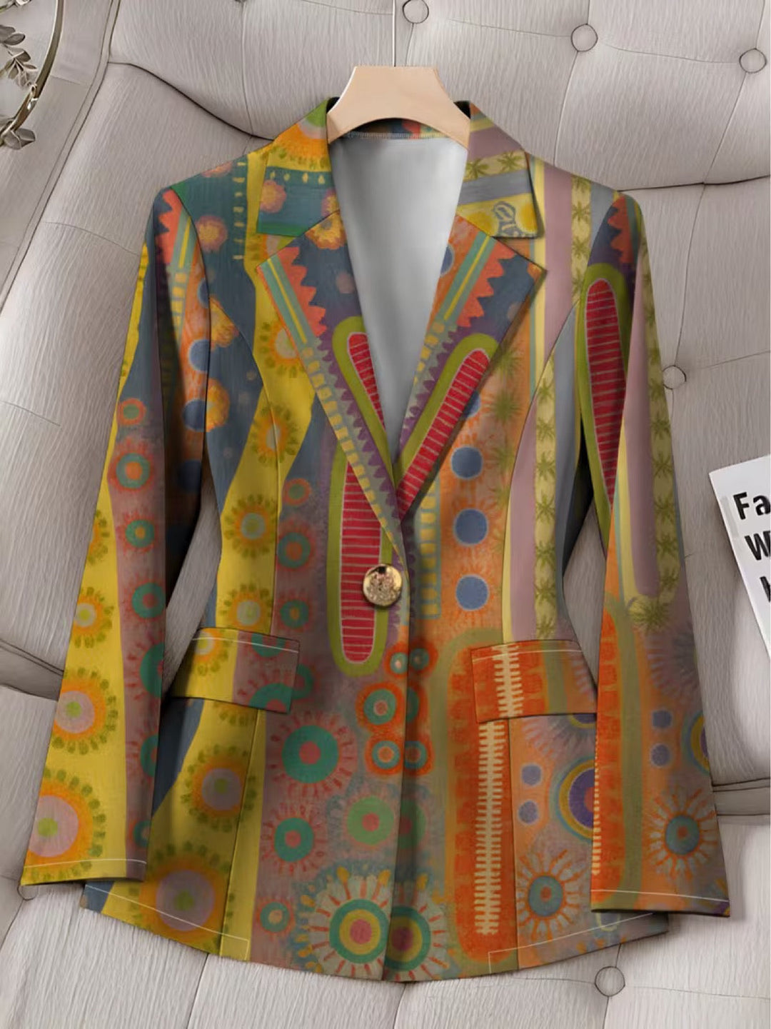 Faustine Bohemian Medallion Blazer