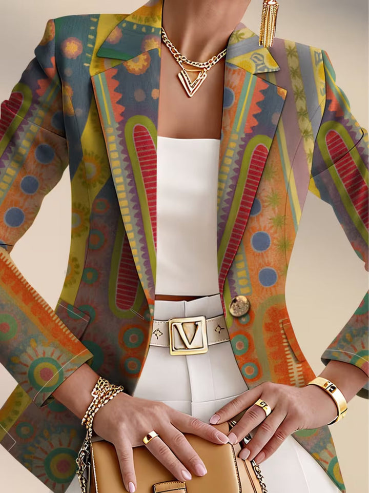 Faustine Bohemian Medallion Blazer