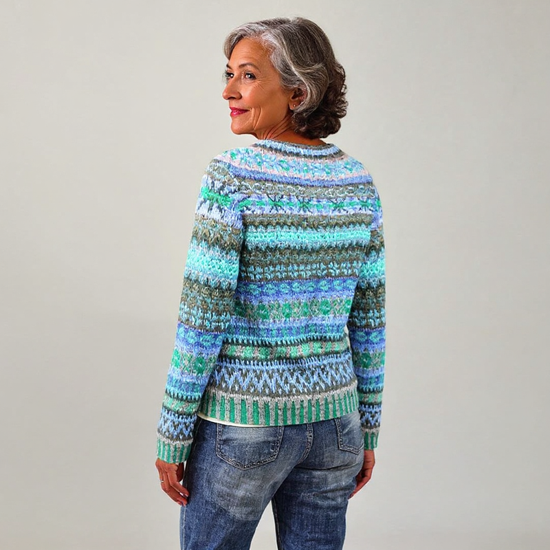 Traditional Icelandic Wool Knit Sweater