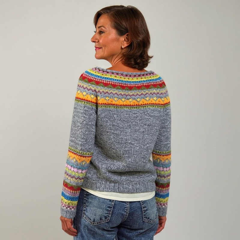 Traditional Icelandic Wool Knit Sweater
