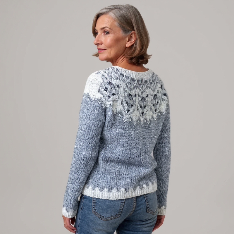Traditional Icelandic Wool Knit Sweater